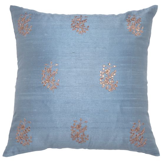 Anise Pillow Cover - Teal Gray